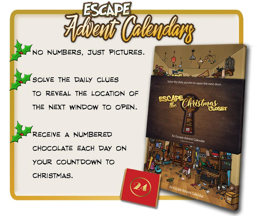 Escape the Christmas Closet Escape Advent Calendar